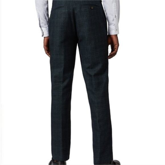 NEW Ted Baker Men's Armtro Tonal Check Dress Pant Trouser Wool Blend Pants - Picture 3 of 11